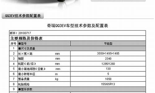 奇瑞电动汽车价格表纯电动_奇瑞电动汽车价格表e2000